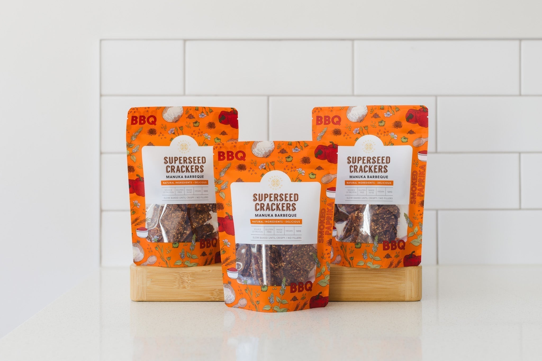 Meet our new Mānuka Barbeque Crackers