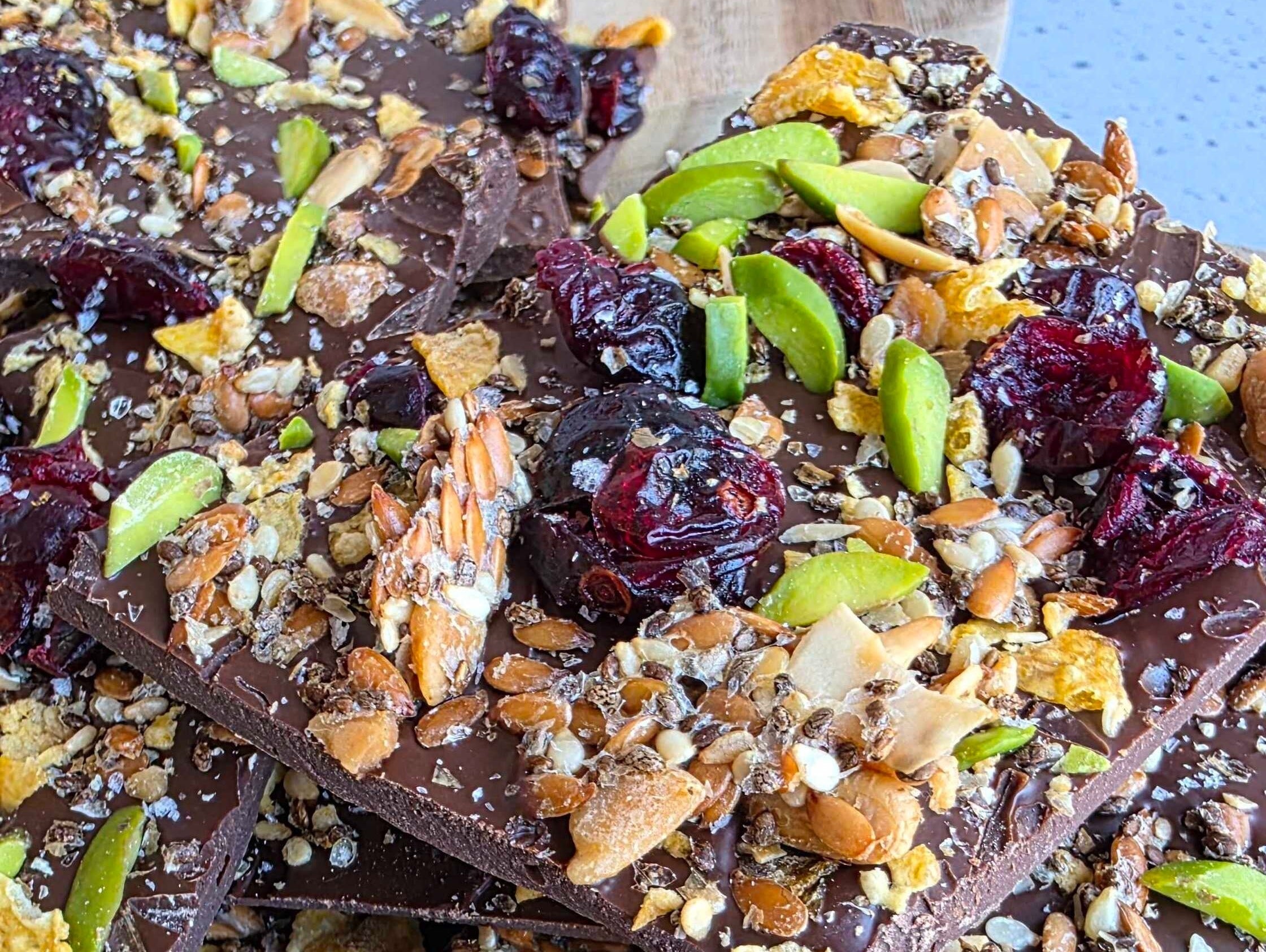 Superseed Chocolate Easter Bark