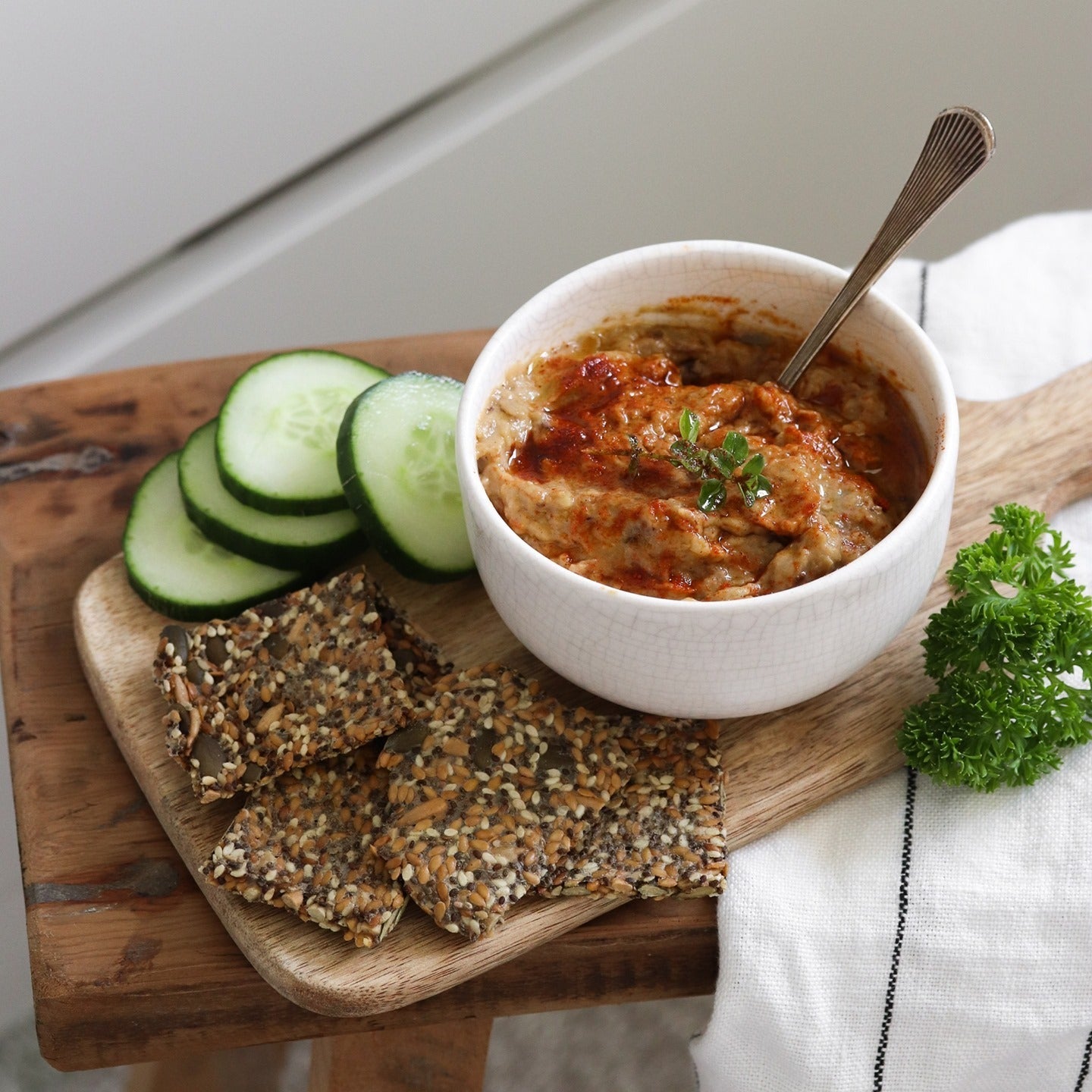 Roasted Aubergine Dip (Baba Ganoush)