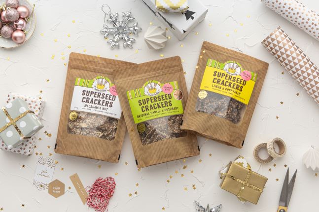 Superseed Crackers at Christmas